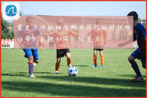 霍里点评拉梅洛鲍尔风格独特但难以带队获胜如同白巧克力